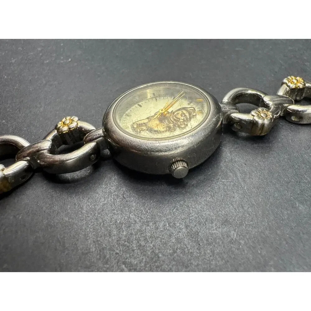 Disney Gold Tone Winnie The Pooh Watch 23mm Silver Tone SII Marketing MU0316